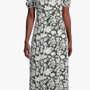 Sam Edelman green floral dress